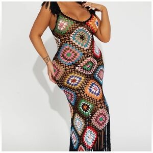 Crochet Maxi Dress